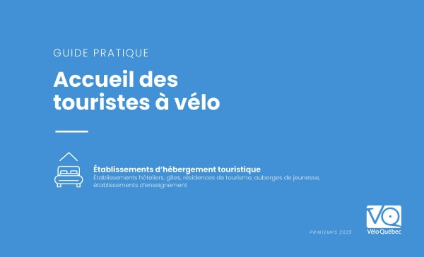 Accueil des touristes à vélo (Guide pratique) - Établissements d'hébergement touristique